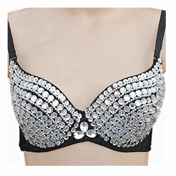 Bra w/Silver Decoration main image 1